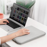 15 / 15.6 Inch Power & Mint Green Pu Leather Laptop Bag thumbnail