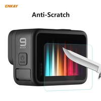 Enkay Hat Prince 3-in-1 Tempered Glass Film for Gopro Hero9 Camera Lens and Screen - 0.2mm 9h 2.15d thumbnail