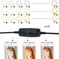 Selfie Ring Light with Phone Holder and Lazy Bracket - Perfect for Live Streaming and Broadcasts thumbnail