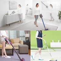 4-in-1 Round Stiff Bed & Connector Brush Kit for Dyson Vacuum thumbnail