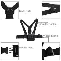 Universal Body Mount Belt for Action Cameras with j Hook and Long Screw thumbnail