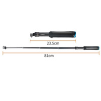 Foldable Tripod Selfie Stick for Action Cameras - 23.5-81cm Length thumbnail