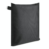 Waterproof 210d Oxford Cloth Bbq Grill Cover - Anti-uv Dust-proof Foldable - Fits Gas Charcoal Electric - 170x61x117cm - Black thumbnail