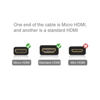 Full Hd 1080p Micro Hdmi Cable for Xiaomi Xiaoyi - 1.5m thumbnail