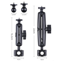 25mm Ballhead Car Seat Mount for Action Cameras with Phone Clamp and Anti-lost Case thumbnail
