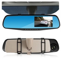 4.3 Dual-lens Hd Night Vision Driving Recorder with Parking Monitoring and Motion Detection - Vs6 Car thumbnail