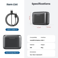 Fast Charge Battery Box for Sports Camera Accessories thumbnail