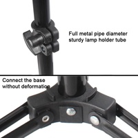 Professional Aluminum Lighting Stand For Studio Flash - 68-200Cm Height Black thumbnail