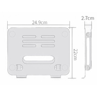 Double-layer Aluminum Alloy Folding Stand for Notebooks and Tablets thumbnail