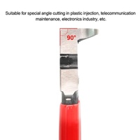 90 Degree Right Angle Diagonal Pliers - Compact & Versatile thumbnail