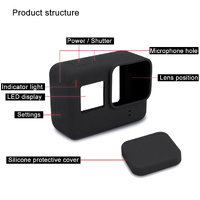 Gopro Hero7 Silicone Case with Lens Cover thumbnail
