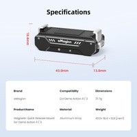 Quick Release Magnetic Camera Mount for Dji Action 4 / 3 - Amagisn thumbnail
