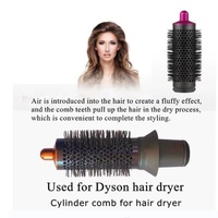 Black Red Dyson Airwrap Comb Attachment for Hair Dryer thumbnail