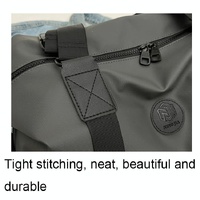 Travel-ready Waterproof Sports Bag for Fitness - Black thumbnail