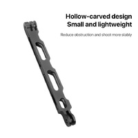 Aluminum Extension Arm with Hollow Grip - 20cm - Black thumbnail