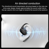 Black Open Wireless Bluetooth Earphones - Ysp18 Ows thumbnail