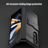Anti-fall King Kong Phone Case for Samsung Galaxy z Fold 4 - Black thumbnail