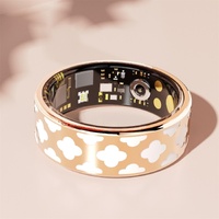 Smart Ring With Heart Rate Blood Oxygen Sleep Monitoring - Multiple Sports Modes - Rose Gold - Size 13 thumbnail