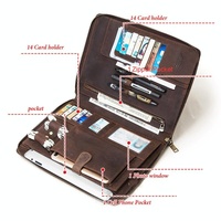 Black Leather Business Handbag for Computer Protection thumbnail