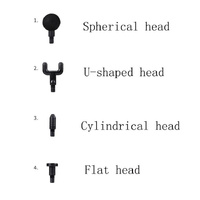 Fascia Mini Electric Muscle Portable Fitness Muscle Relaxing Massager / Massage Gun - Superior Red thumbnail