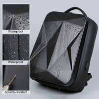 Waterproof Laptop Backpack with Usb Port - Large Capacity - Light Grey thumbnail