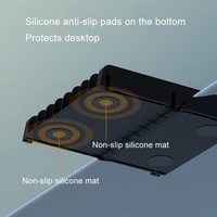 Desktop Cd Storage Stand - Large Capacity Black thumbnail