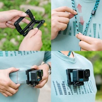 Adjustable Lanyard for Outdoor Live Action Camera with Magnetic Bracket thumbnail
