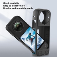 Black Silicone Case for Insta360 X4 Ox4-jst-cy Body thumbnail