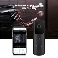 Wireless Smart Doorbell With Two-Way Intercom & Night Vision - Battery Powered - Black thumbnail