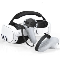 Non-slip Silicone Cover for Meta Quest 3 Vr Controllers - Black thumbnail