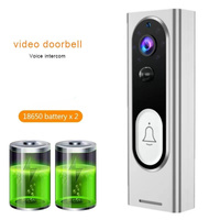 Smart Wireless Video Doorbell With Night Vision & Motion Detection - Black thumbnail