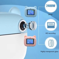 Instant Print Camera for Kids with Dual Lens and 2.4-inch Screen - Pink thumbnail