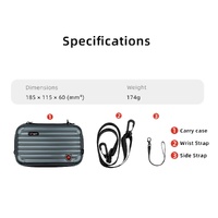 Small Organizer Bag for Sports Camera Accessories - Deep Gray thumbnail