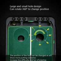 Tl010 Indoor Golf Adjustable Slope Push Rod Practice Home Velvet Practice Blanket Single Exercise Device English Packaging thumbnail