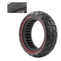 Electric Scooter Tire - 10x3 53.5 Card 255x80 & 80 / 65-6.5 Universal Off-road Red thumbnail