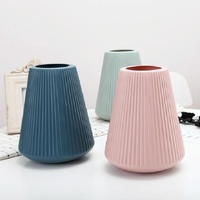 Decorative Wet and Dry Flower Vases for Creative Home Furnishings - Blue thumbnail
