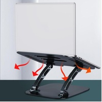 Aluminum Laptop Holder - Black thumbnail