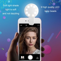 2-pack Led Selfie Light for Mobile Phone Photography - White thumbnail