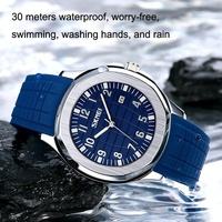 Waterproof Men Multifunctional Outdoor Watch - Blue thumbnail