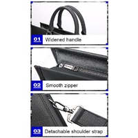 Black Waterproof Laptop Handbag - Multifunctional Business Wearable thumbnail