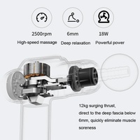 Intelligent 6-Speed Fascia Massager With 4 Heads - Gray thumbnail