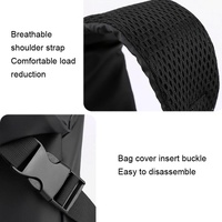 Large Capacity Waterproof Messenger Bag For Men - Dark Blue thumbnail