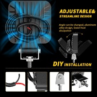 9 - 30V 12W 6000K 2.5 Inch Car Led Engineering Auxiliary Light White Light thumbnail