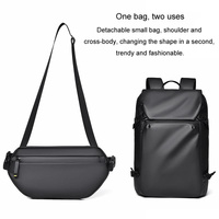 Travel Backpack for Men - Compact and Durable - Black thumbnail