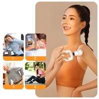 Portable Wireless Fascia Gun For Muscle Relaxation - White thumbnail