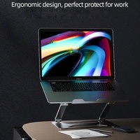 Aluminum Laptop Holder for 14-17.3 Inch Screens - Ergonomic Design thumbnail