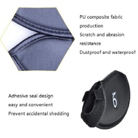 Versatile Golf Hat Cover with 12-in-1 Functionality - Black Litchi Texture thumbnail