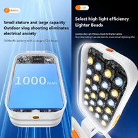 Mini Rgb Fill Light with Phone Holder - White thumbnail