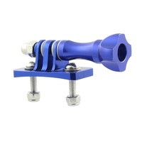 Gopro Helmet Mount Adapter for Aluminum Tripod Head - Blue thumbnail