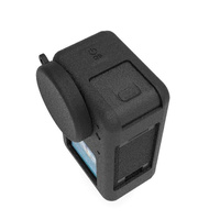 Protective Silicone Case with Lens Cap for Dji Action 3 - Black thumbnail